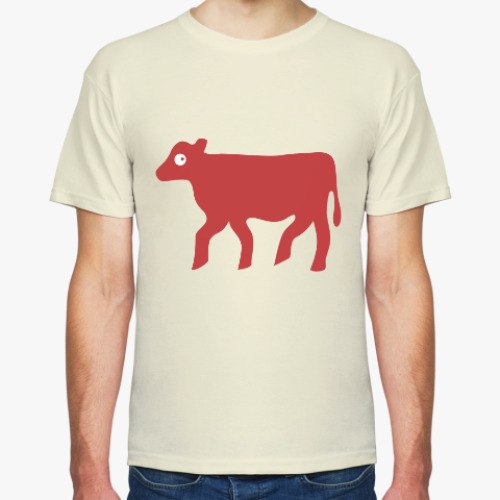 Футболка с принтом Для мясоедов