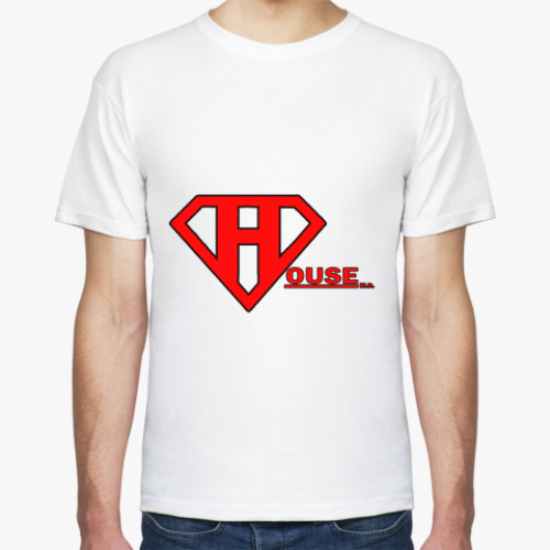 Футболка с принтом SuperHouse