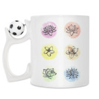 Кружка с футбольным мячиком