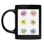 Кружка цветная UV-DTF