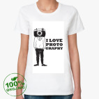 Женская футболка органик