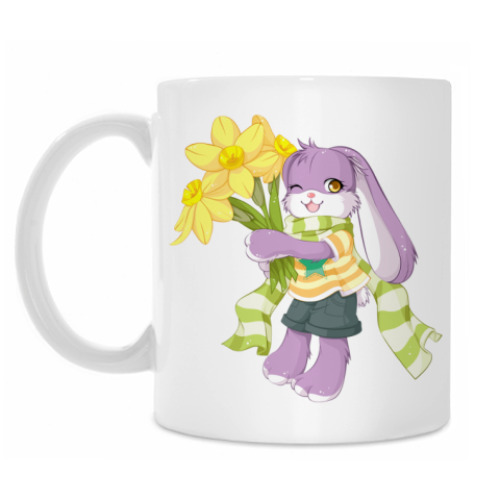 Кружка с принтом Bunny