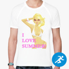 Мужская спортивная футболка