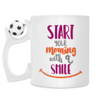 Кружка с футбольным мячиком