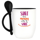 Кружка с ложкой