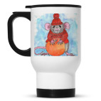 Мышонок со вкусным мандарином