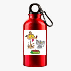 Металлическая бутылка 400 мл UV-DTF