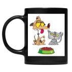 Кружка цветная UV-DTF