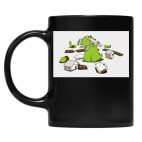 Кружка цветная UV-DTF