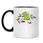 Кружка двухцветная