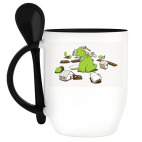 Кружка с ложкой