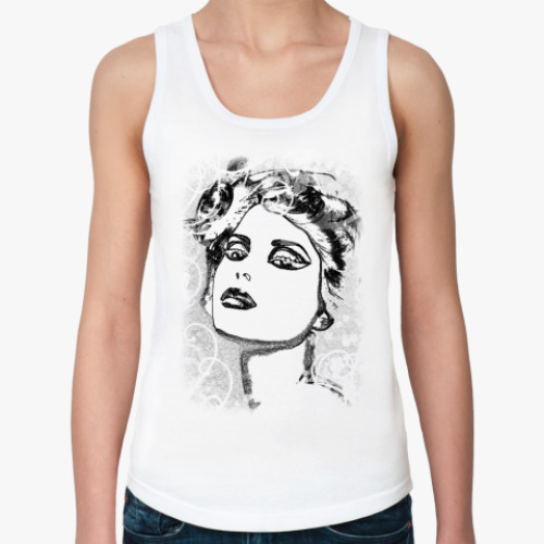 Женская майка с принтом Красота спасет мир