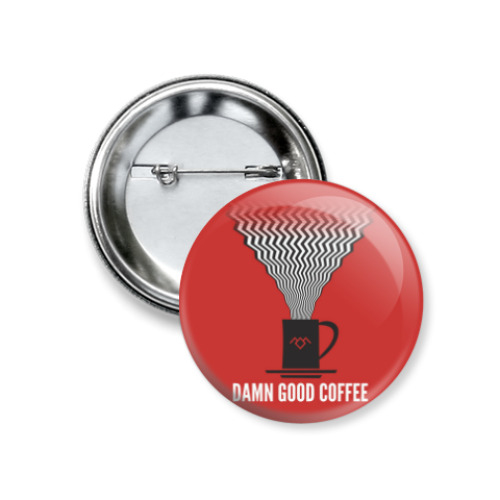 Значок 37мм с принтом Twin Peaks