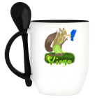 Кружка с ложкой