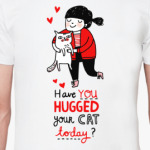 кот и девочка