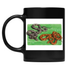 Кружка цветная UV-DTF