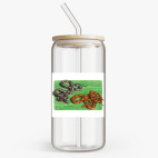 Банка с бамбуковой крышкой