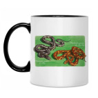 Кружка двухцветная