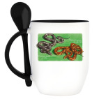 Кружка с ложкой