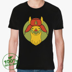 Лама в ушанке