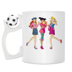 Кружка с футбольным мячиком