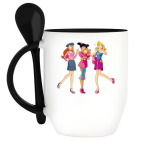 Кружка с ложкой