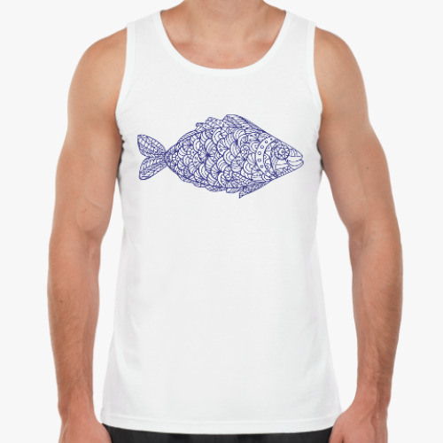 Майка с принтом Рыба
