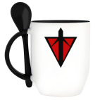 Кружка с ложкой