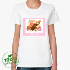 Женская футболка органик