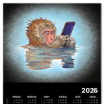 Обезьяна с мобильником