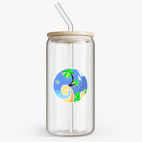 Банка с бамбуковой крышкой