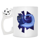 Кружка с футбольным мячиком