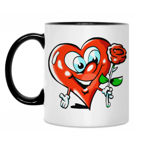 Кружка с принтом Сердце