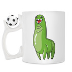 Кружка с футбольным мячиком