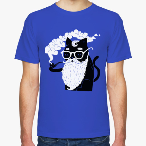 Футболка с принтом Усы и Трубка