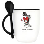 Кружка с ложкой