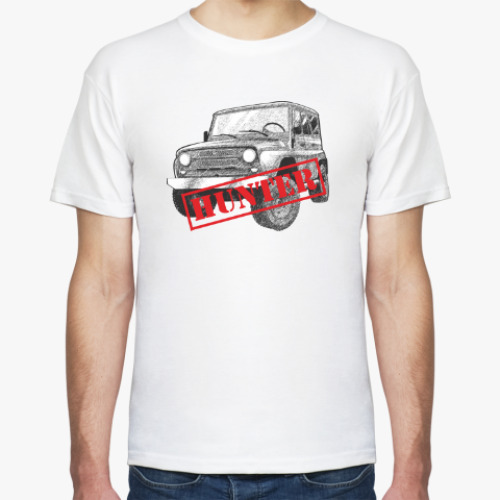 Футболка с принтом УАЗ