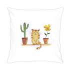 кот и кактус