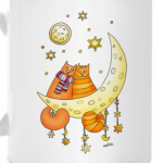 Коты на месяце