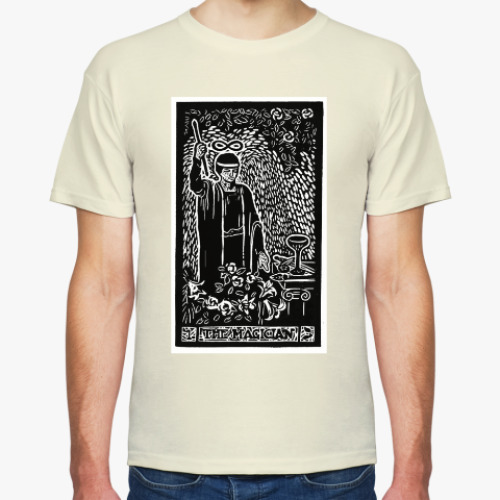 Футболка с принтом 1 аркан таро маг