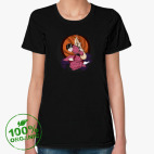 Женская футболка органик