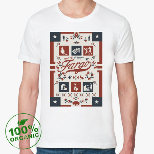 Футболка из органик-хлопка с принтом «Фарго» Fargo