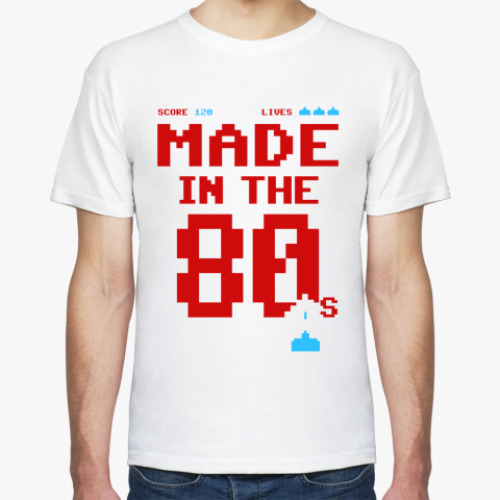 Футболка с принтом  Made in 80s