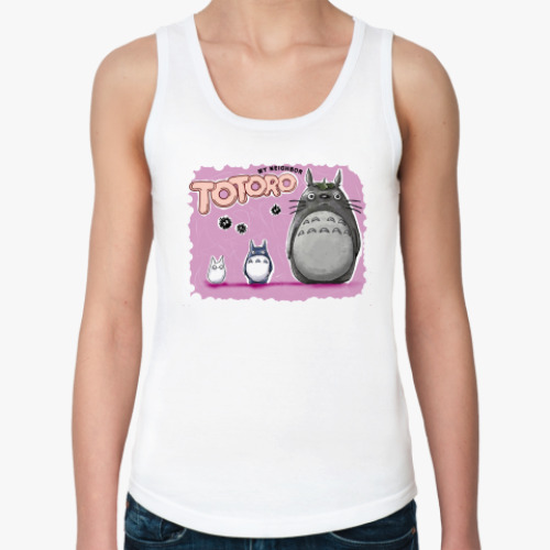 Женская майка с принтом  тоторо