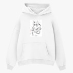 Толстовка худи оверсайз