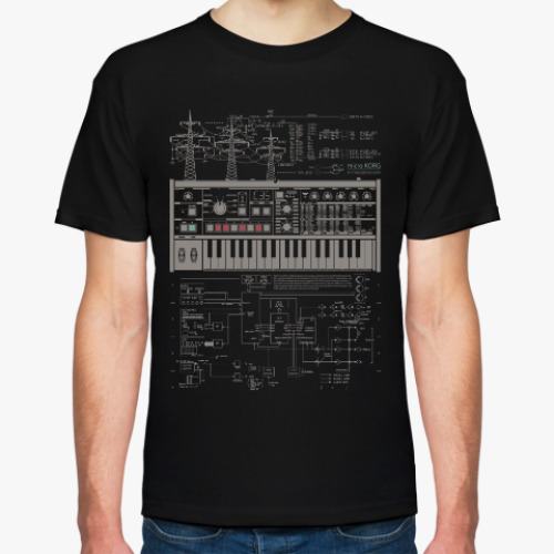 Футболка с принтом Mikrokorg Industrial