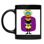 Кружка цветная UV-DTF