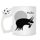 Кружка с футбольным мячиком