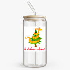 Банка с бамбуковой крышкой