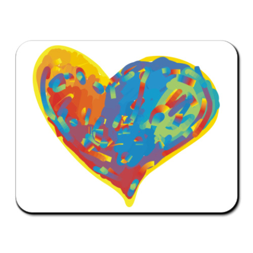 Коврик для мыши с принтом Сердце
